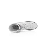 Women's Men's Canvas Mid-Calf Sneakers - White - Increase Heel - 43 B - Canvas - image 19