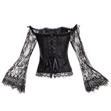 Women's Gothic Punk Corset Skirt Sets - Black - 1 / Skirt - 6XL - Polyester - image 17