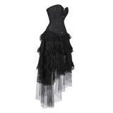 Women's Victorian Gothic Corset Dress - Black 1 / Black 1 - 2340 / 6523 - 6XL - Polyester - image 3