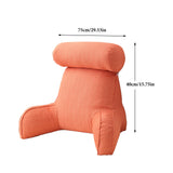 Armrest Reading Pillow Detachable - Sky Blue - Backrest Pillow - Medium - Polyester Cotton - image 22