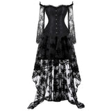 Women's Gothic Punk Corset Skirt Sets - Black - 1 / Skirt - 6XL - Polyester - image 1