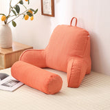 Armrest Reading Pillow Detachable - Sky Blue - Backrest Pillow - Medium - Polyester Cotton - image 25