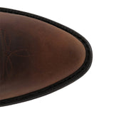 Men's Patterned Pull On Cowboy Boots - Brown - Cowboy Boots - 48 B - PU Leather - image 8