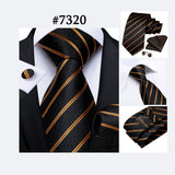 Men's 3 Pcs Paisley Wedding Tie Sets - MJ-7710 - One Size - Silk/Polyester - image 23