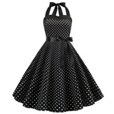 Funki Buys | Dresses | Women's Rockabilly Swing Halter Dress