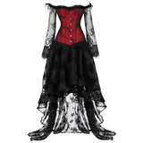 Women's Gothic Punk Corset Skirt Sets - Black - 1 / Skirt - 6XL - Polyester - image 3