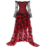 Women's Gothic Punk Corset Skirt Sets - Black - 1 / Skirt - 6XL - Polyester - image 2
