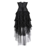 Women's Victorian Gothic Corset Dress - Black 1 / Black 1 - 2340 / 6523 - 6XL - Polyester - image 2