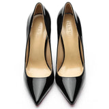 Women's Red Bottom High Heeled Pumps - Green - 1 / Patent / 12cm - 43 B - Genuine Patent Leather - image 28