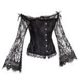 Women's Gothic Punk Corset Skirt Sets - Black - 1 / Skirt - 6XL - Polyester - image 16
