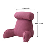 Armrest Reading Pillow Detachable - Sky Blue - Backrest Pillow - Medium - Polyester Cotton - image 21