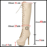 Funki Buys | Boots | Women's High Luxury Gothic Platform Boots