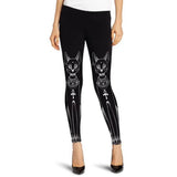Women's Dark Grunge Gothic Punk Legging - Black - 1 / B230-1140 / Leggings - XL - Polyester - image 8
