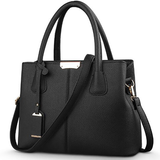 Handbags Women's Deluxe Leather Bags - Black - Medium - PU Leather - image 5