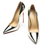 Women's Red Bottom High Heeled Pumps - Green - 1 / Patent / 12cm - 43 B - Genuine Patent Leather - image 30
