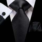 Men's 3 Pcs 100% Silk Luxury Tie Sets - C-3140 - One Size - Silk - image 12
