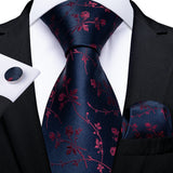 Funki Buys | Neckties | Men's 3 Pcs Paisley Wedding Tie Sets