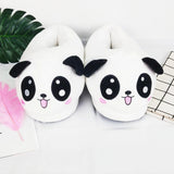 Women's Cute Shark Slippers - Grey/White - Panda Slippers - One Size - Plush - image 13