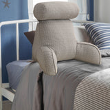 Armrest Reading Pillow Detachable - Sky Blue - Backrest Pillow - Medium - Polyester Cotton - image 15