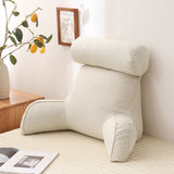 Armrest Reading Pillow Detachable - Sky Blue - Backrest Pillow - Medium - Polyester Cotton - image 32