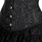 Women's Victorian Gothic Corset Dress - Black 1 / Black 1 - 2340 / 6523 - 6XL - Polyester - image 4