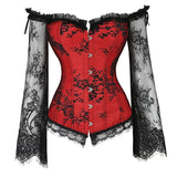 Women's Gothic Punk Corset Skirt Sets - Red - 1 / Skirt - 6XL - Polyester - image 24