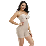 Women's Colombian Full Body Shaper - Black - Full Body Shaper YN03 1070 - 6XL - Polyester/Spandex - image 14