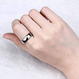 Men's Women's Titanium Bridal Bands - Silver - 1 - 2mm - Wedding Band - 6 - Titanium - image 12