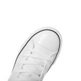 Women's Men's Canvas Mid-Calf Sneakers - White - Increase Heel - 43 B - Canvas - image 17