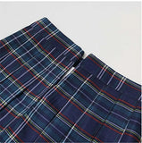 Women's Short Pleated Plaid Skirts A-line - Red - 888 / Plaid Mini Skirt - XXL - Polyester - image 8