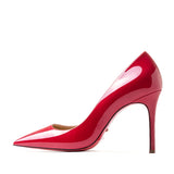 Women's Red Bottom High Heeled Pumps - Green - 1 / Patent / 12cm - 43 B - Genuine Patent Leather - image 27