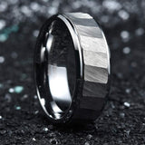 Men's Women's Tungsten Wedding Rings - Silver - 1 - Style1 - 8mm Ring - 6 - Tungsten - image 10
