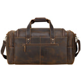 Travel Bags Men's Leather Overnight Bag - Brown - 1 / Design 1 / (58cm) Bag - Large - Genuine Leather - image 12