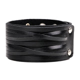 Men's Gothic Punk Cosplay Wristbands - Brown - 80795 - Genuine Leather - image 6