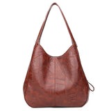 Handbags Women's Vintage Luxury Tote - Black - Tote Bag - Small - PU Leather - image 44