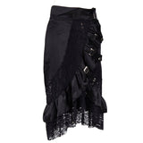 Women's Gothic Steampunk Styled Skirt - Black - Steampunk Skirt - 6XL - Polyester - image 12