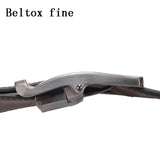 Men's Leather Reversible Rotatable Belt - Black/Blue - Men's Belt - 85cm (Waist 70cm) - Genuine Leather - image 11