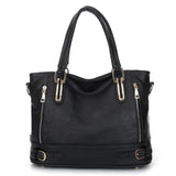 Handbags Women's Designer Shoulder Bag - Black - Crossbody Bag - Medium - PU Leather - image 2