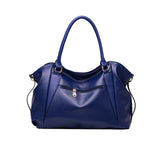 Handbags Women's Chic Leather Tote Bag - Black - Medium - PU Leather - image 13