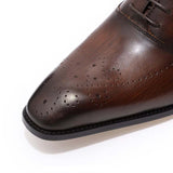 Men's Luxury Genuine Leather Dress Shoe - Black - Men's Formal Shoes - 12 B - Genuine Leather - image 11