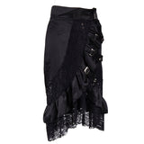 Women's Gothic Steampunk Styled Skirt - Black - Steampunk Skirt - 6XL - Polyester - image 1