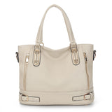 Handbags Women's Designer Shoulder Bag - Beige - Crossbody Bag - Medium - PU Leather - image 4
