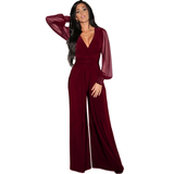 Women's Sassy Wide Leg Evening Pant Suit - Black - Wide Leg Evening Pant Suit - 3XL - Polyester Chiffon - image 16