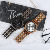 Men's Luxury Wood Watch Gift Box Set - White/Brown - P19-3 / Quartz Watch - M - Wood - image 7