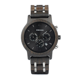Men's Luxury Wood Watch Gift Box Set - White/Brown - P19-3 / Quartz Watch - M - Wood - image 3