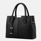 Handbags Women's Deluxe Leather Bags - Dark Blue - Medium - PU Leather - image 43