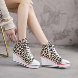 Funki Buys | Boots | Women's High Top Platform Wedge Sneaker