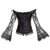 Women's Gothic Punk Corset Skirt Sets - Black - 01 / Top - 6XL - Polyester - image 15