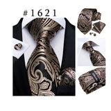 Men's 3 Pcs Luxury Formal Tie Sets - MJ-7189 - One Size - Silk/Polyester - image 47