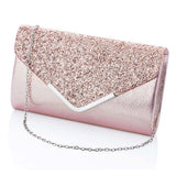 Handbags Women's Evening Clutch Purse - Gold - Clutch Purse - Small - Satin - image 9